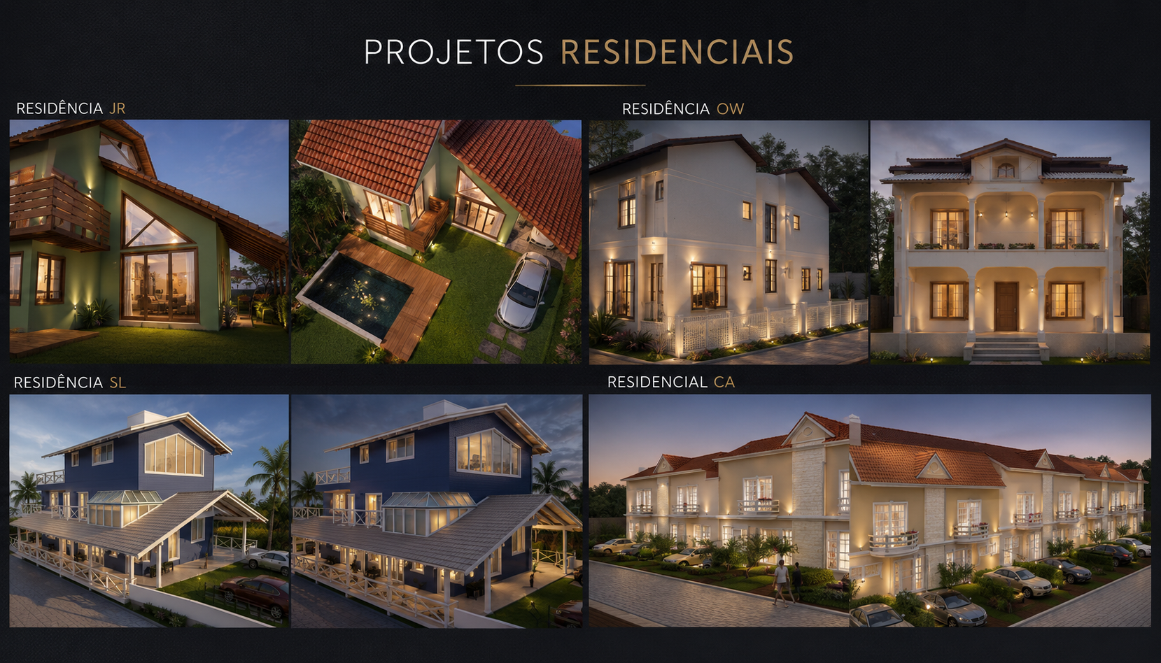 Projetos Residenciais (Arq Marcilene)